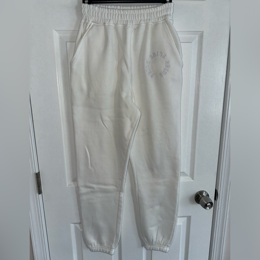 White Bride Joggers